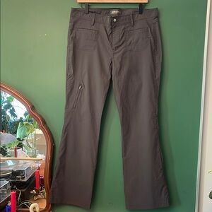 Eddie Bauer Sport Grey Outdoor Pants Womens 14 Utilty Hiking Camping